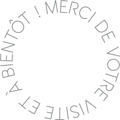 merci Merci de votre visite et à bientôt !