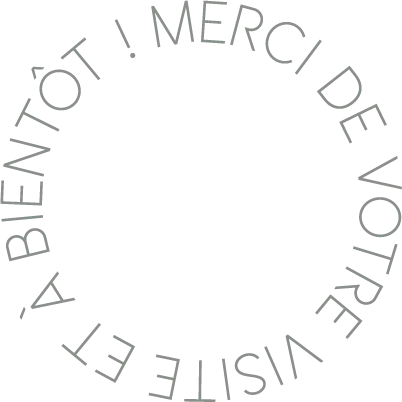 merci Merci de votre visite et à bientôt !